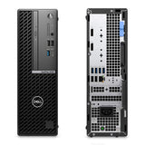 Dell OptiPlex 5000 SFF Desktop Computer shown from the front and back, displaying the i5-12th Gen processor, 8GB RAM DDR4 SDRAM, and 256GB M.2 storage.