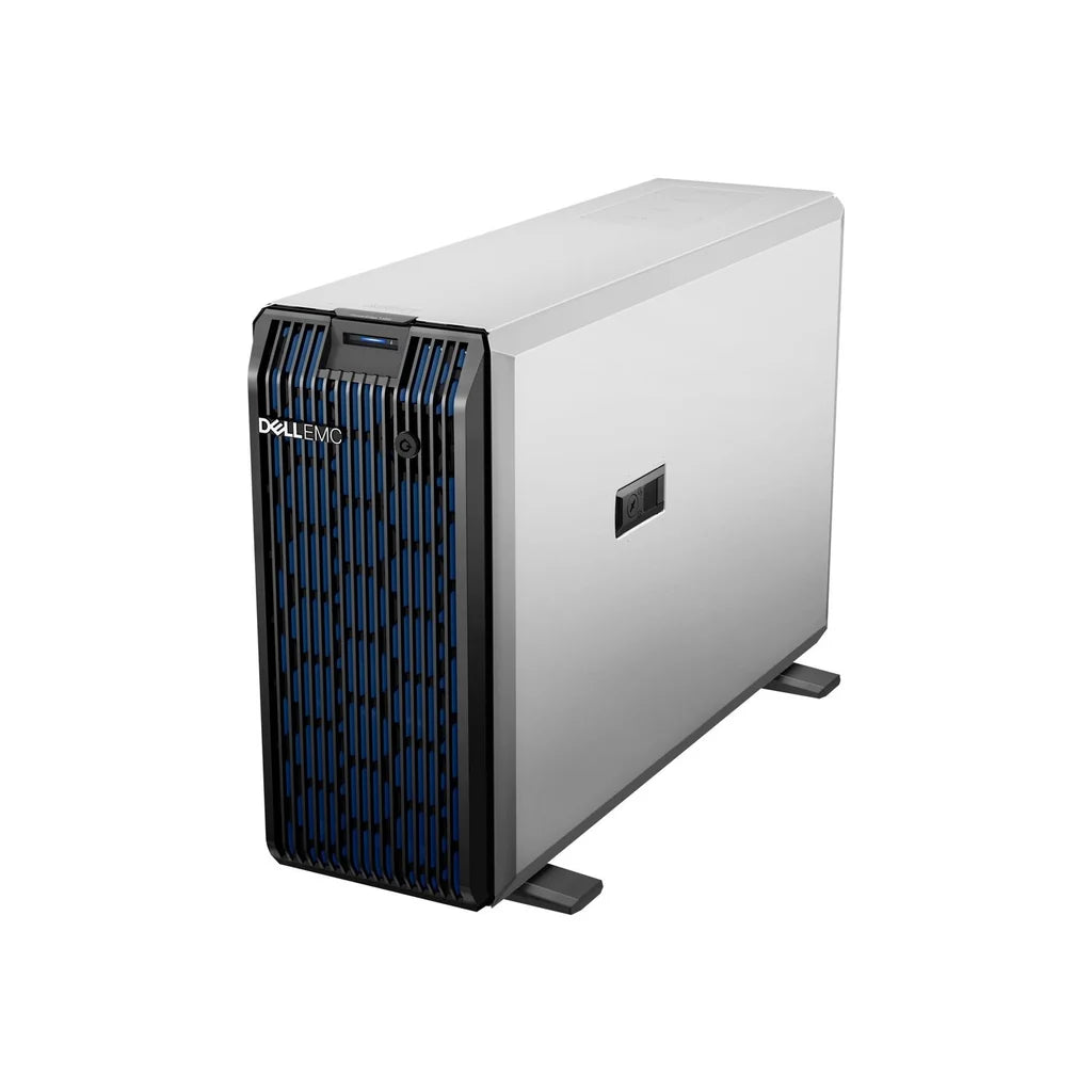 Dell PowerEdge T350 Tower Server Intel Xeon E-2314 2.8GHz 8M Cache 4C 3.5 Chassis up to 8 16GB UDIMM 3200MT/s 2TB Hard Drive SATA 6Gbps IDRAC9 Basic 15G PERC H355 Silver