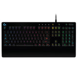 Logitech - G213 Prodigy Gaming Keyboard, RGB Lightsync Backlit Keys, Dedicated Multi-Media Keys, Qwerty Us International Layout |Black