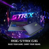 ASUS ROG Strix G16 Gaming Laptop 13th Gen  Core i7-13650HX  512GB SSD 16GB RAM  NVIDIA GeForce RTX 4060  Win11 Home  English Keyboard  Eclipse Grey  International Version