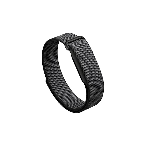 Google Fitbit Air Smart Screen less Fitness Tracker Heart Rate Sleep Tracking 7-Day Battery Life Lightweight Wearable Health Band with AI Health Coaching Obsidian