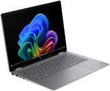 HP 14-fm000 OmniBook X Flip 2-in-1 Next Gen AI PC Laptop 14 IPS Display Intel Core Ultra 7 256V 16GB RAM 1TB SSD Intel Arc 140V Graphics With Pen English K/B Win11 Natural Silver