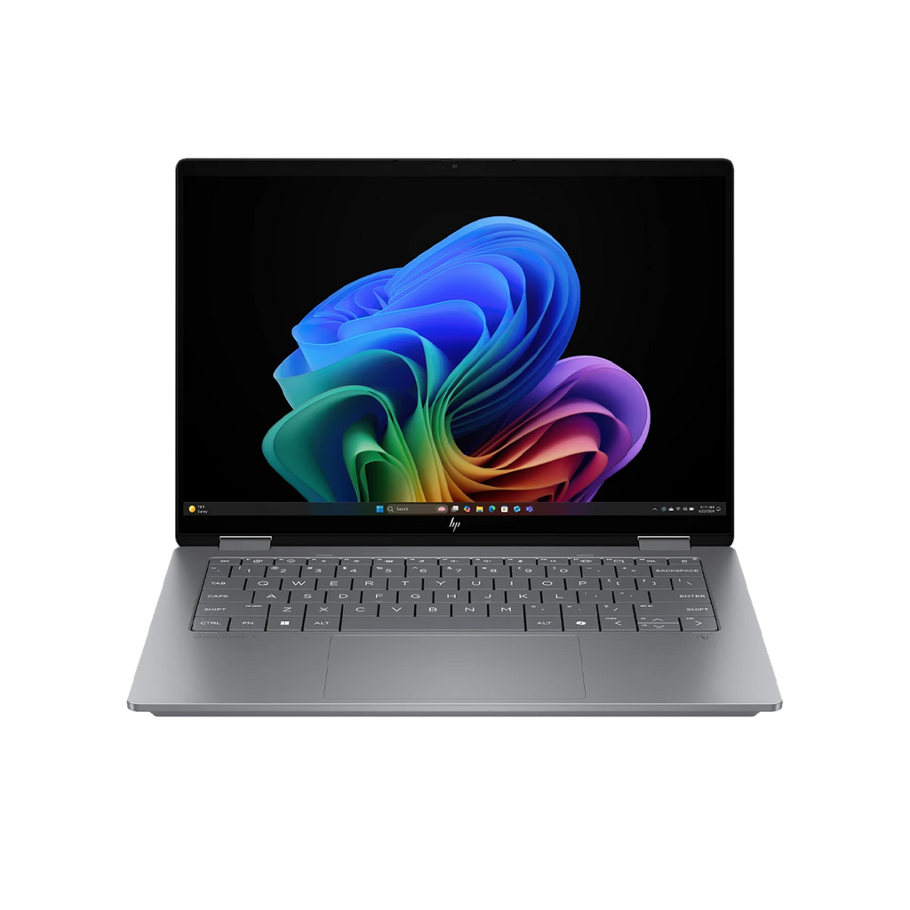 HP 14-kb0023dx OmniBook X FlipNGAI Laptop 14" Diagonal 2K OLED Touch Display Intel Core Ultra 7 355 Processor 16GB RAM 1TB SSD Intel Graphics English Backlit K/B Windows 11 Meteor Silver