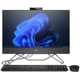 HP AIO Desktop With 23.8-Inch Display Core i7-1255U Processer 8GB RAM 512GB SSD Intel Iris Xe Graphics Windows 11 Pro English Black