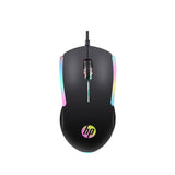 HP M160 Wired Optical Gaming LED Multicolor Mouse Black