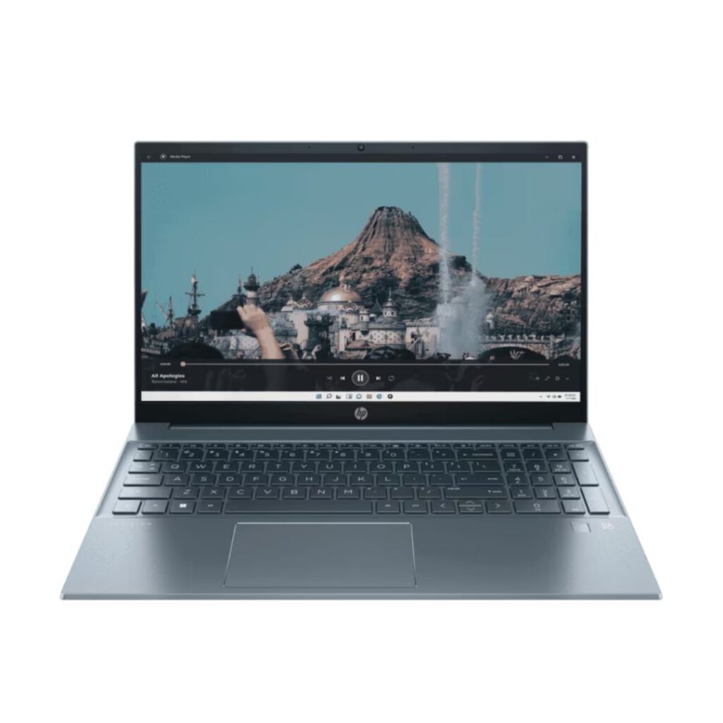 HP Pavilion 15.6" FHD Laptop AMD Ryzen 5 5500U 8GB RAM 512GB SSD Webcam Numeric K/B Win11 Horizon Blue