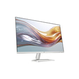 HP Series 5 527sw 27" 300 nits IPS FHD Monitor Adjustable Tilt Flicker Free Anti-Glare Ultra-Thin Low-Blue Light Filter 1x HDMI White/Silver