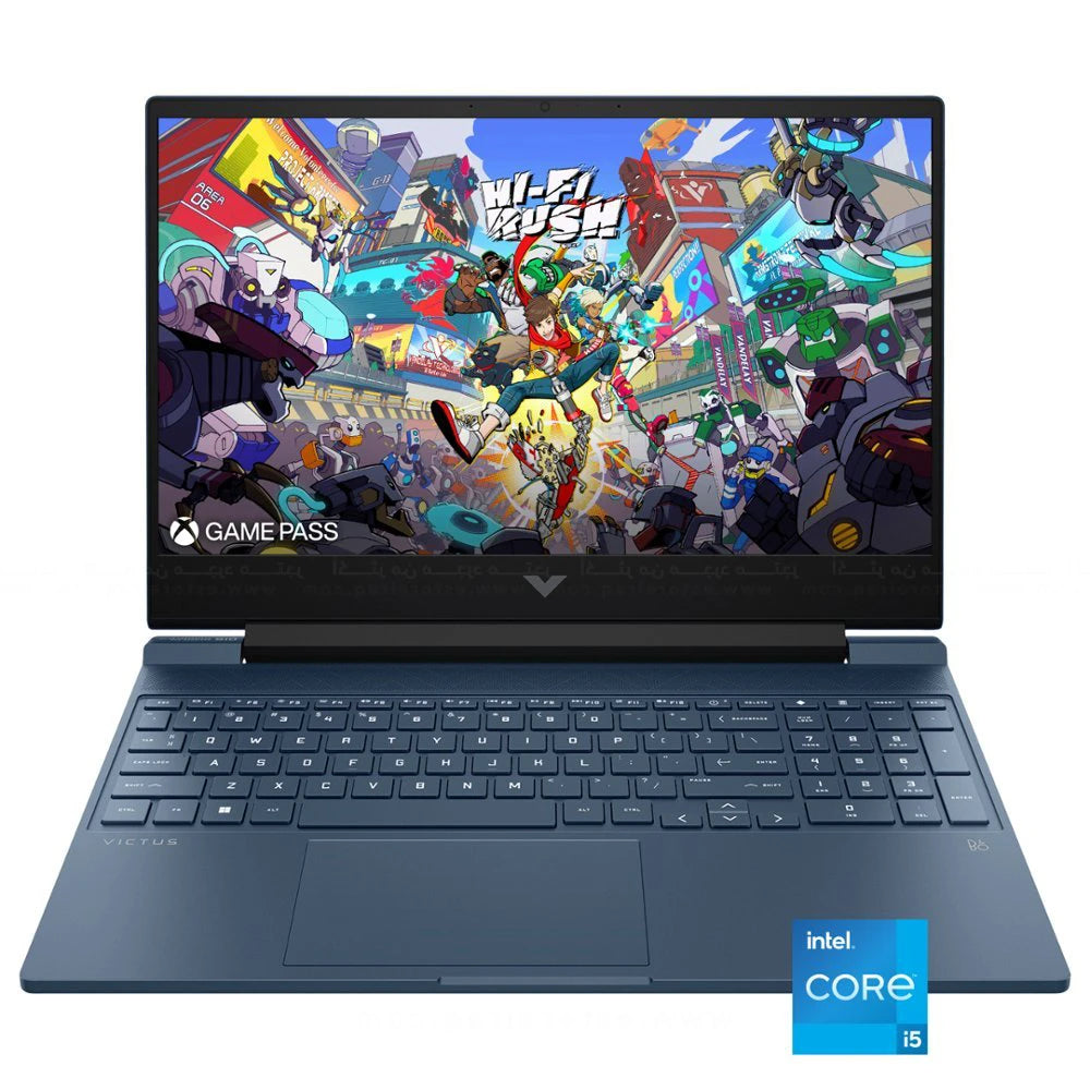 HP Victus 15-fa0033dx Gaming Laptop - Intel Core i5-12450H - 8GB Ram - 512GB SSD - Nvidia GeForce RTX 3050 4GB Graphics - 15.6" FHD IPS 144Hz Display - Windows11, Performance Blue