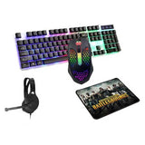 JEQANG 4 IN 1 Gaming Combo Keyboard Mouse Headphone Mouse Pad SET