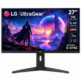 LG 27G440A-B Ultragear Gaming Monitor 27" IPS FHD  240Hz 1ms HDR10 Nvidia G-Sync FreeSync Premium Height Adjustable Matte Black