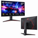 LG 27G810A-B 27-inch Ultragear 4K UHD IPS Gaming Monitor Dual Mode UHD 180Hz or FHD 360Hz 1ms NVIDIA G-Sync AMD FreeSync Premium VESA DisplayHDR 400 HDMI 2.1 Black