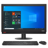All-in-one computer with a monitor, keyboard, and mouse on a white background