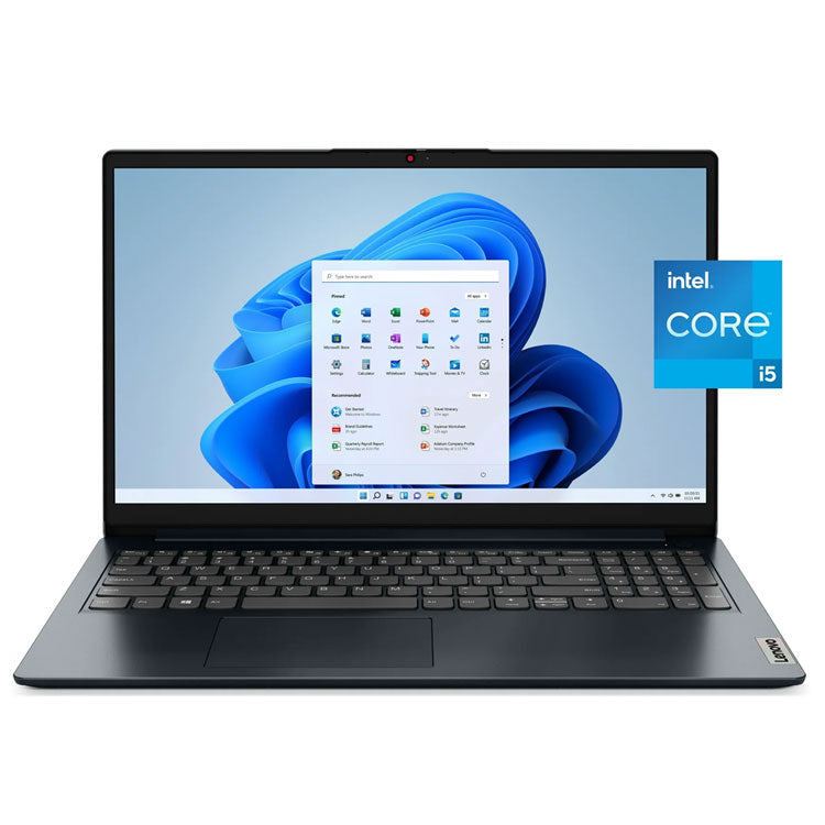 Lenovo IdeaPad 1 15IRU7 Laptop 15.6" FHD Touch Display Intel Core i5-1334U Processor 8GB RAM 256GB SSD Intel Iris Xe Graphics English K/B Win 11 Abyss Blue