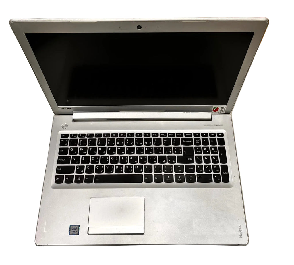 Lenovo IdeaPad 300 Laptop - Intel Core i7-7500U GEN 7th 15.6 Inch FHD Display 12GB RAM 512GB SSD 940MX 4VGA WIN 11 Silver