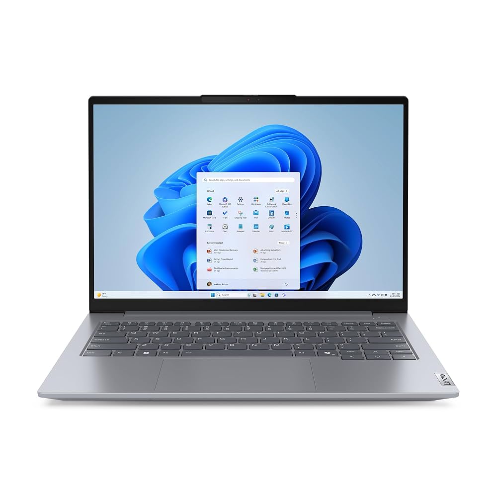 Lenovo Think Book 14 Gen 8 Intel® Core™ Ultra 7 255H 16GB RAM 512GB SSD 14″Wuxga Backlit, English Win 11Pro Artic Grey