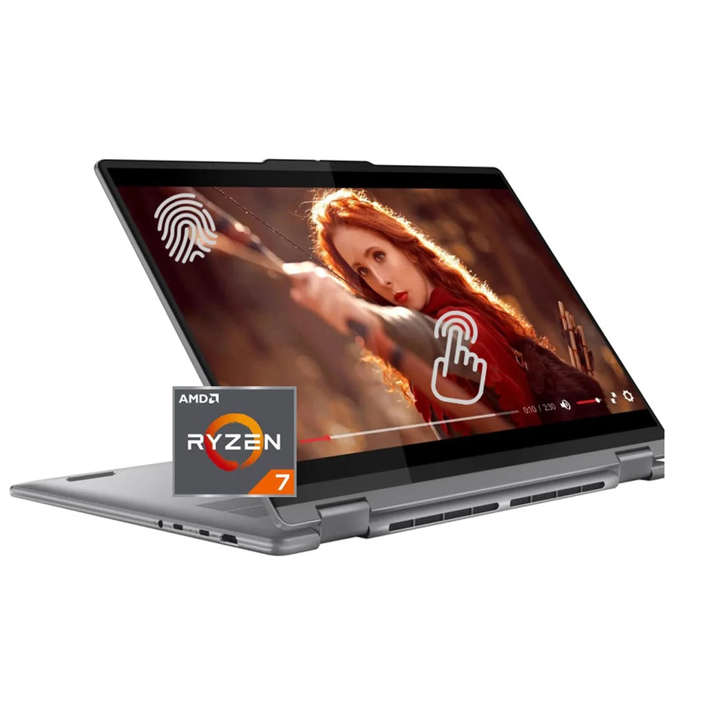 Lenovo Yoga 7 2-in-1 16AHP9 Laptop 16" WUXGA Touch Display AMD Ryzen 7 8840HS 16GB RAM 512GB SSD AMD Radeon 780M Graphics Backlit English K/B Win11 Arctic Grey
