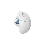 Logitech ERGO M575 Wireless Trackball Mouse Easy thumb control with Bluetooth and USB capabilities Off white - Samazon