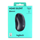 Logitech M240 Silent Bluetooth Mouse Wireless Compact Portable Laptop Tablets Graphite