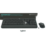 Logitech MK540 Advanced Wireless Keyboard and Mouse Combo for Windows 2.4 GHz Unifying USB-Receiver Multimedia Hotkeys 3-Year Battery Life for PC Laptop Arabic Layout - Black