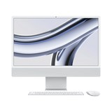 Apple iMac 24-inch, M3 chip 8-Core CPU 10-Core GPU 8GB Unified Memory 512GB SSD Storage, Silver, MQRK3 - Samazon