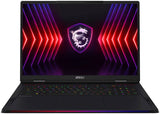 MSI Raider 18 HX A14VIG Gaming Laptop – 18" QHD+ 240Hz Display, Intel Core i9-14900HX, 32GB RAM, 1TB SSD, GeForce RTX 4080, Windows 11, Core Black