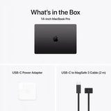 MacBook Pro 2025 MDE04 14inch XDR Retina Display M5 chip with 10-core CPU 10-core GPU Processor 16GB RAM 512GB SSD English Space Black