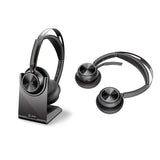 Poly Voyager Focus 2 Wireless Bluetooth Headset Active Noise Cancelling Stereo Sound USB-C Charging BT700 Bluetooth Black