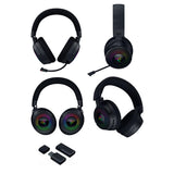 Razer Kraken V4 Wireless Gaming Headphones 40mm Driver Razer Pick-Up Pattern Black | RZ04-05170100-R3M 