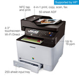 Samsung SL-C1860FW/XAA Wireless Color Printer with Scanner Copier and Fax NFC Print| SL-C1860FW