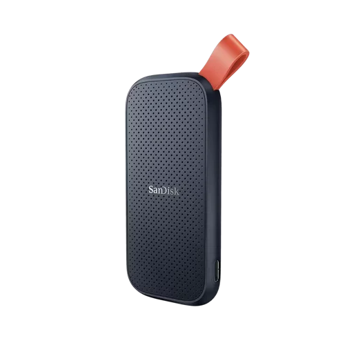 SanDisk 1TB Portable SSD USB-C 3.2 Gen 2 Interface Up to 800 MB/s Transfer Speed Black Orange
