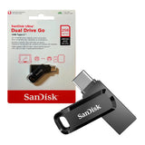 SanDisk 256GB Ultra Dual Drive Go USB Type C Flash Drive SDDDC3 256G G46  Black