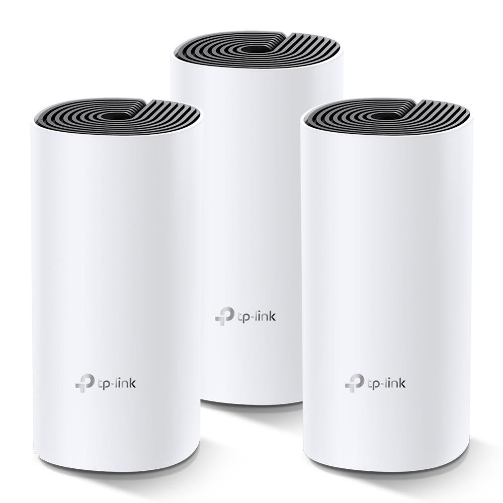 TP - Link Deco M4 AC1200 Whole Home Mesh Wi-Fi System 3 Pack White