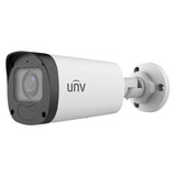 UNV IPC2125LB-SF28-A 5MP Fixed IR Mini Bullet Network Camera Ultra 265 H.265, IP67 Poe White