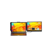 V2COM S1 Laptop Screen Extender 14.1'' Laptop Monitor Extender FHD 1080P IPS Dual Portable Monitor for 13"-17" Laptops Plug and Play Compatible with Windows