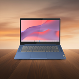 Lenovo IdeaPad Slim 3 Chromebook 14M868 14" Full HD Laptop MediaTek 4GB RAM 128GB eMMC, Chrome OS Abyss Blue