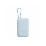  Xiaomi Power Bank 10000mAh Integrated Cable USB and USB-C Port 22.5W Ice Blue