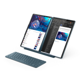 Lenovo Yoga Book 9i 2-in-1, Intel Core i7-1355U, 16GB RAM, 512GB SSD, 13.3 Inch 2.8K Dual Screen OLED Touch, Windows 11, Tidal Teal. - Samazon