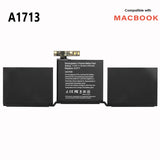 MacBook Pro A1708 Battery A1713 for MacBook Pro 13 Inch A1708 Late 2016 Mid 2017 EMC 2978 A2159 (2019) A2289 (2020) A2338 (2020)