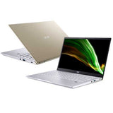 Acer Swift X SFX14-41G-R1S6 14'' FHD Creator AMD Ryzen 7-5800U 16GB RAM 512GB SSD Nvidia RTX 3050Ti, Windows 11 Home Backlit KB Silver Gold