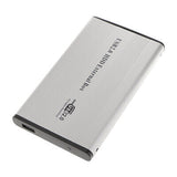 Toshiba 3.5 Inch Aluminum Case USB2.0 SATA Hard Drive silver standard power supply