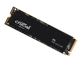 Micron Crucial P3 500GB PCI e 3.0 3D NAND NVM e M.2 SSD, up to 3500MB/s CT500P3SSD8, Black