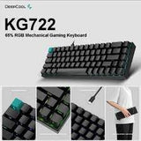 DeepCool KG722 65% RGB Mechanical Keyboard - Gateron Switch Black |R-KG722-BK0AN4A-G