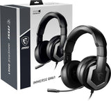 MSI IMMERSE GH61 7.1 Virtual Surround Sound Gaming Headset Black S37-0400030-SV1