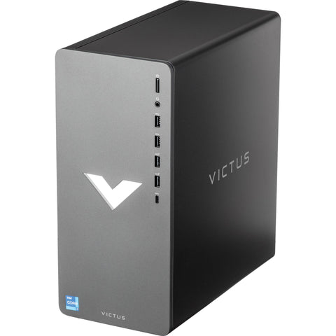 HP Victus 15L Gaming Desktop - 12th Gen Intel Core i5-12400F, 2.50 GHz - 8  GB SDRAM, 512 GB M.2 SSD - NVIDIA GeForce RTX 3050 - Windows 11 Home, Wi-Fi