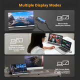V2COM P4 Portable Monitor, 16" IPS Display, FHD Resolution, 60Hz Refresh Rate, Color Display, Black | P4