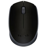 Logitech M171 Wireless Mouse USb Mini Receiver Optical Tracking Black