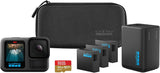 GoPro HERO 13 Black Extended Power Bundle 3x Enduro Batteries, Dual Battery Charger, 64GB SanDisk MicroSD & Carrying Case
