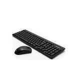 Lenovo 100 Wireless Combo Keyboard & Mouse Ambidextrous 1000 DPI Mouse Optical Sensor USB English Arabic Keyboard| Black