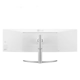 LG 49 Inch 32:9 Curved Ultra Wide Dual QHD 144Hz Nano IPS Curved Monitor With HDMI 2.1, USB Type-C Adjustable 49WQ95C-W White
