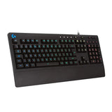 Logitech - G213 Prodigy Gaming Keyboard, RGB Lightsync Backlit Keys, Dedicated Multi-Media Keys, Qwerty Us International Layout |Black